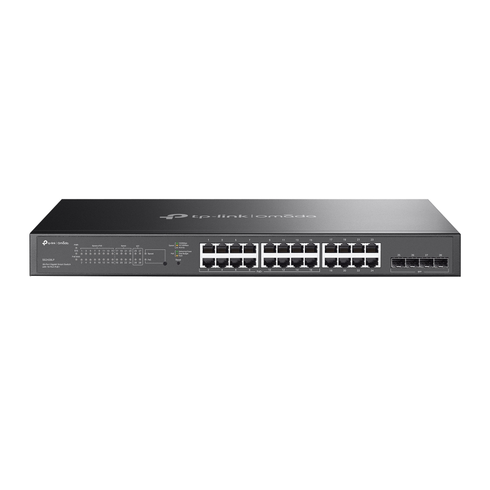 TP-LINK 28-Port Network Switches - Grey