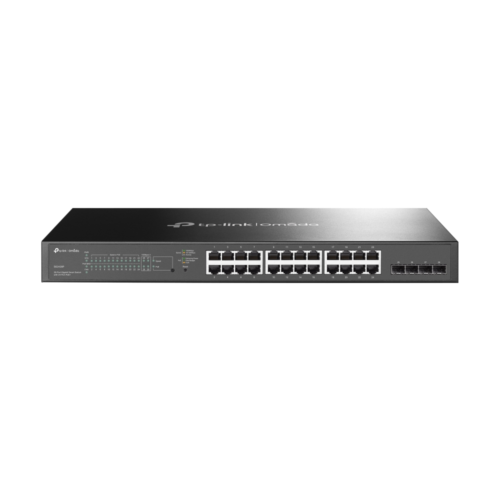 TP-Link 28-Port Network Switches - Black