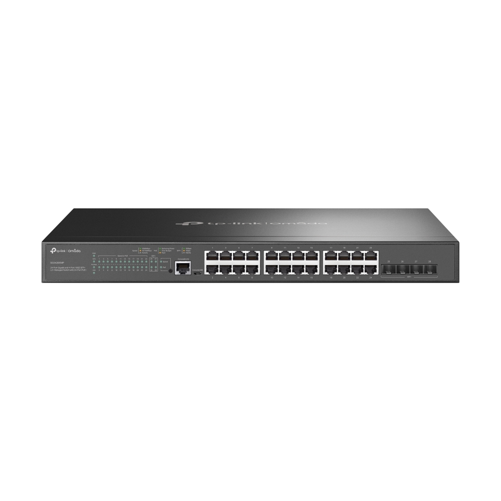 TP-LINK 24-Port Network Switches - Black