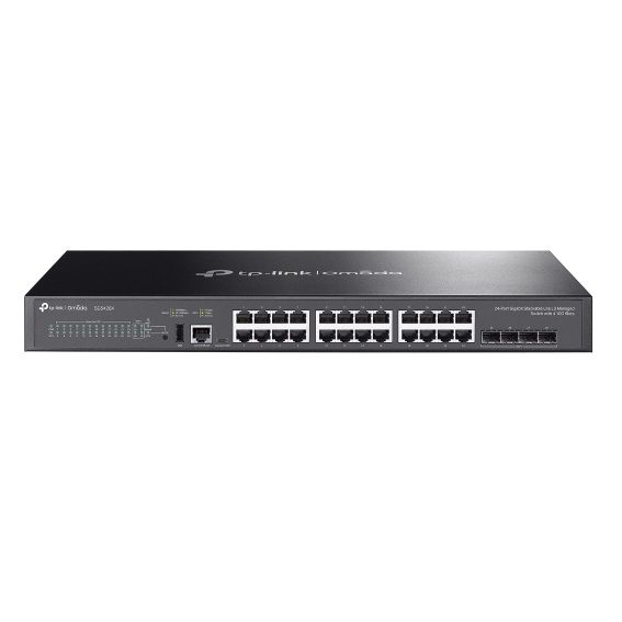 TP-LINK SG5428X Network Switches - 2000MB - Black
