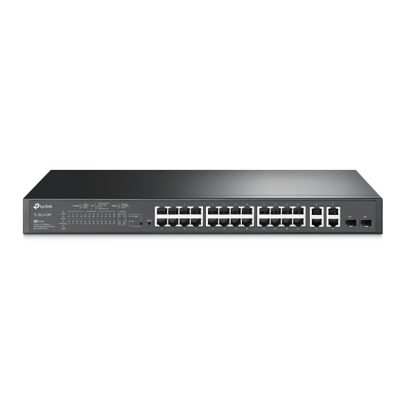 TP-Link SL2428P Network Switches - Black