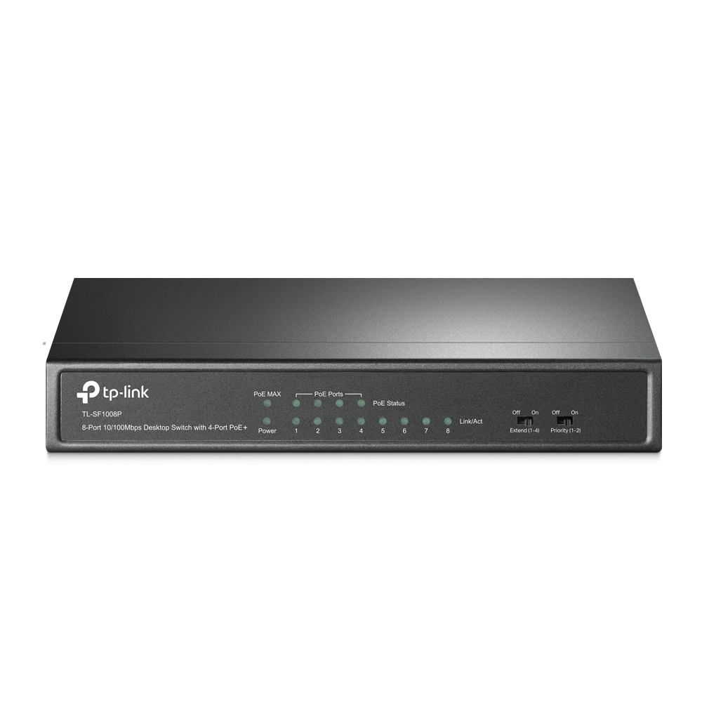 TP-Link TL-SF1008P Network Switches - Black