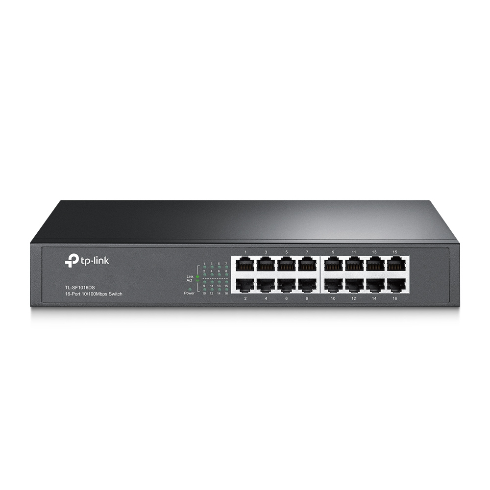 TP-Link TL-SF1016DS Network Switches - Black