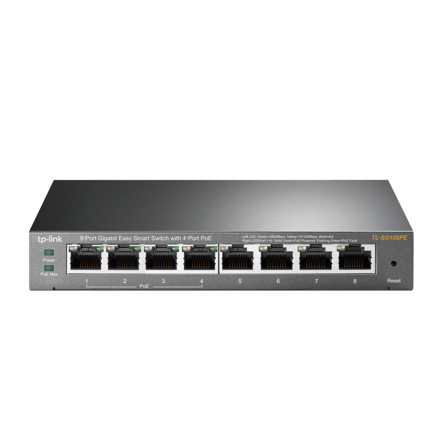 TP-Link TL-SG108PE Network Switches - Black