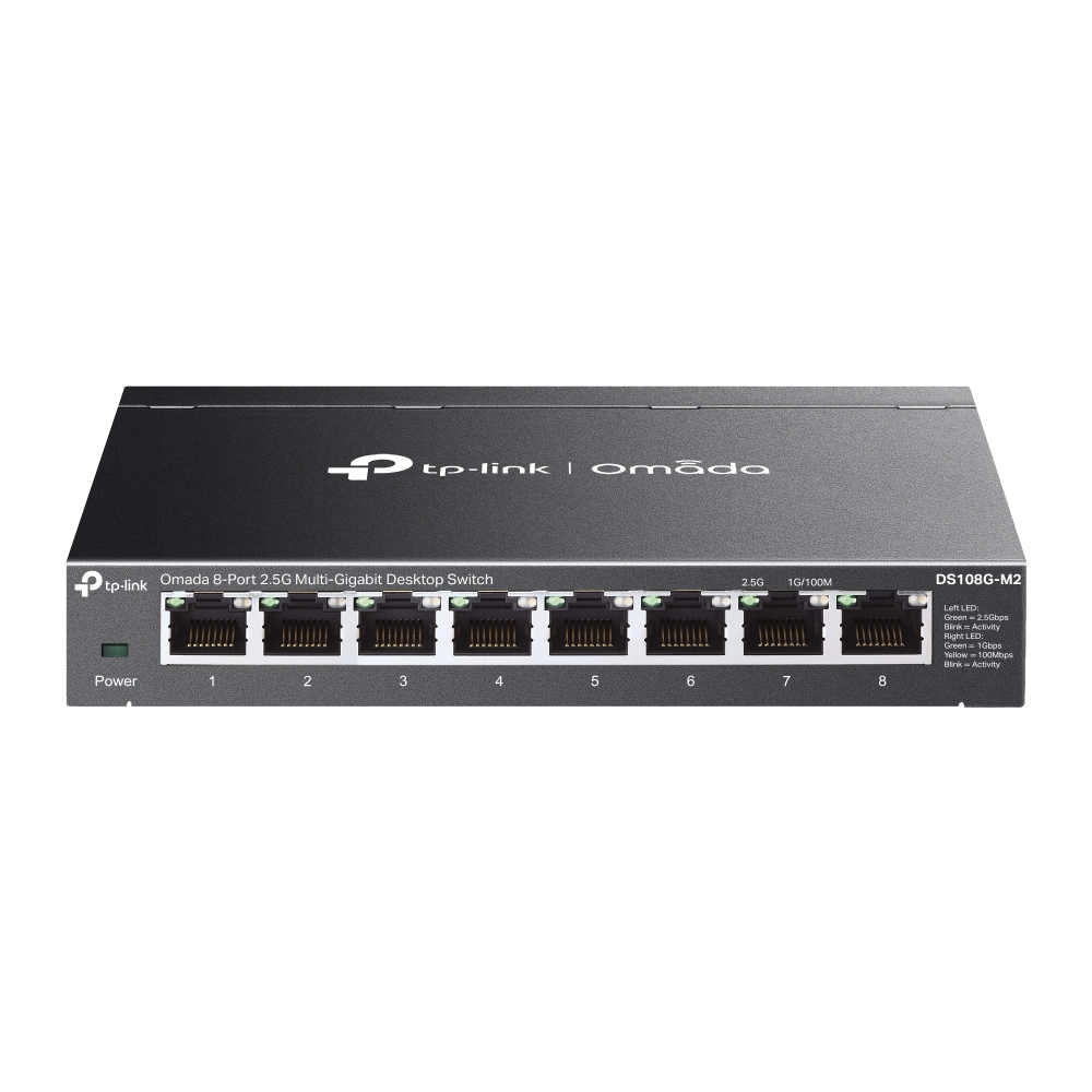 TP-LINK TL-SG108S-M2 Network Switches - Black