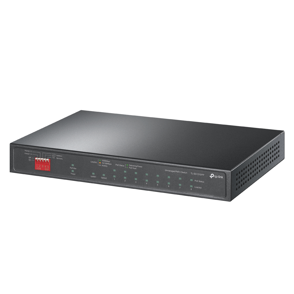 TP-Link 10-Port Network Switches - Black