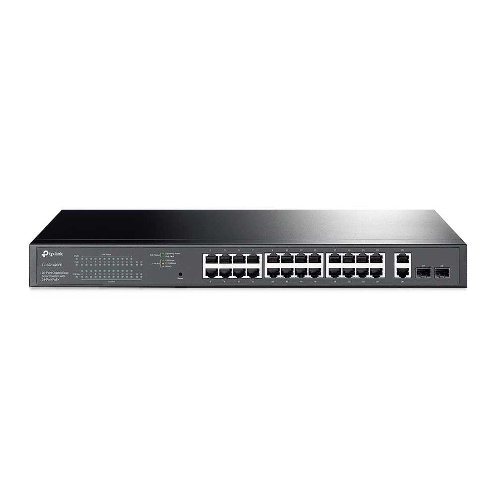 TP-Link 28-Port Network Switches - Black