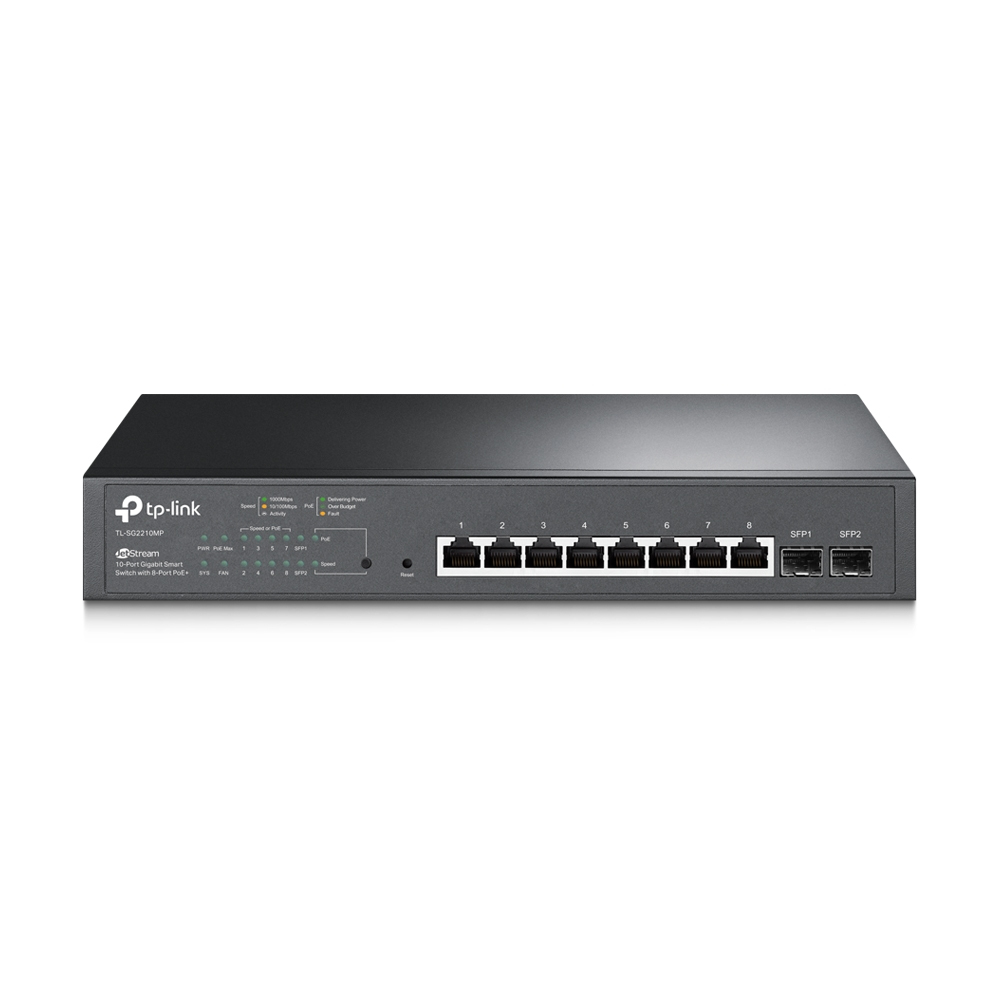 TP-LINK 10-Port Network Switches - Black