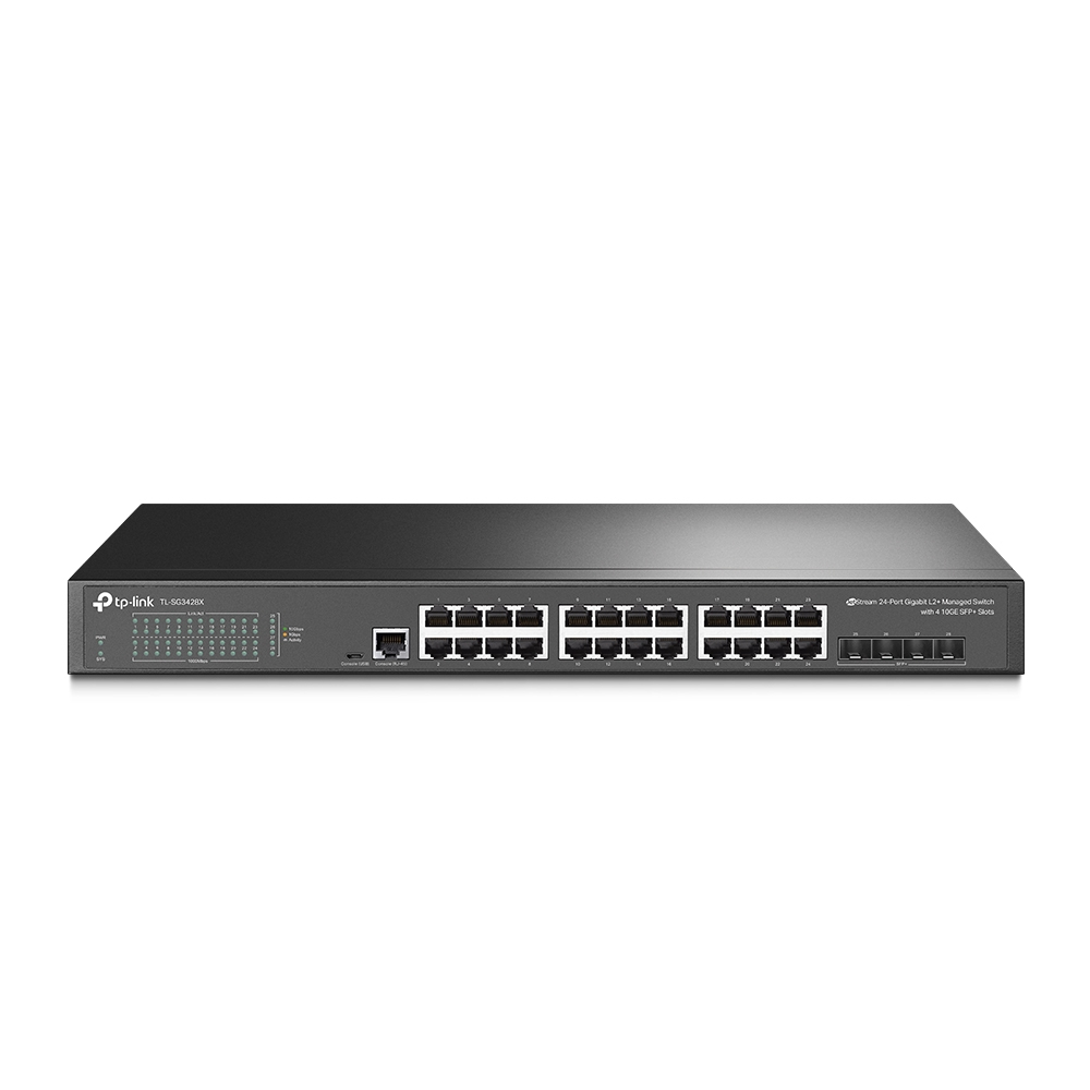 TP-Link 24-Port Network Switches - Black