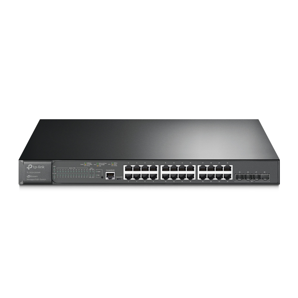 TP-Link 24-Port Network Switches - Black