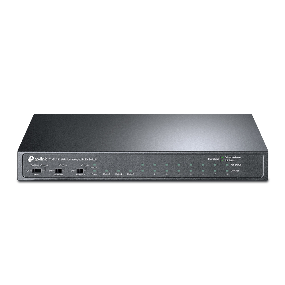 TP-Link 8-Port Network Switches - Black