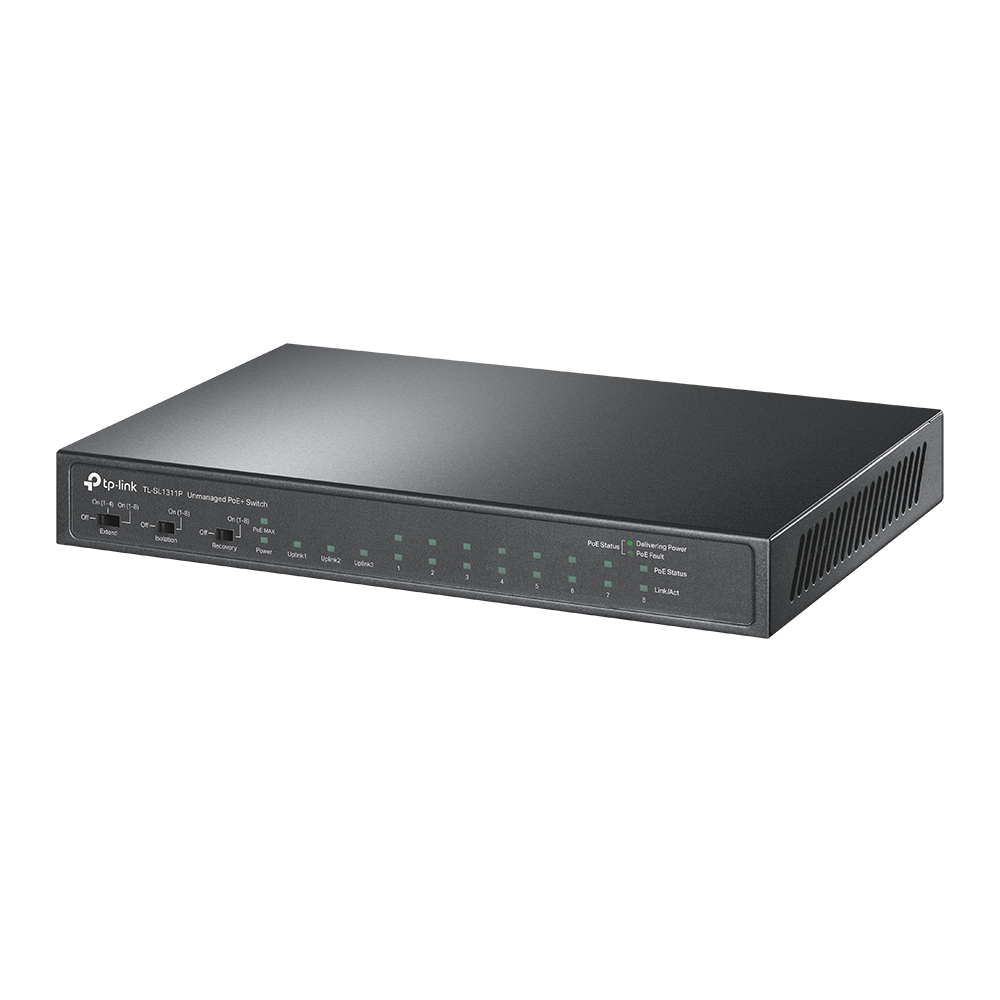 TP-Link 8-Port Network Switches - Black