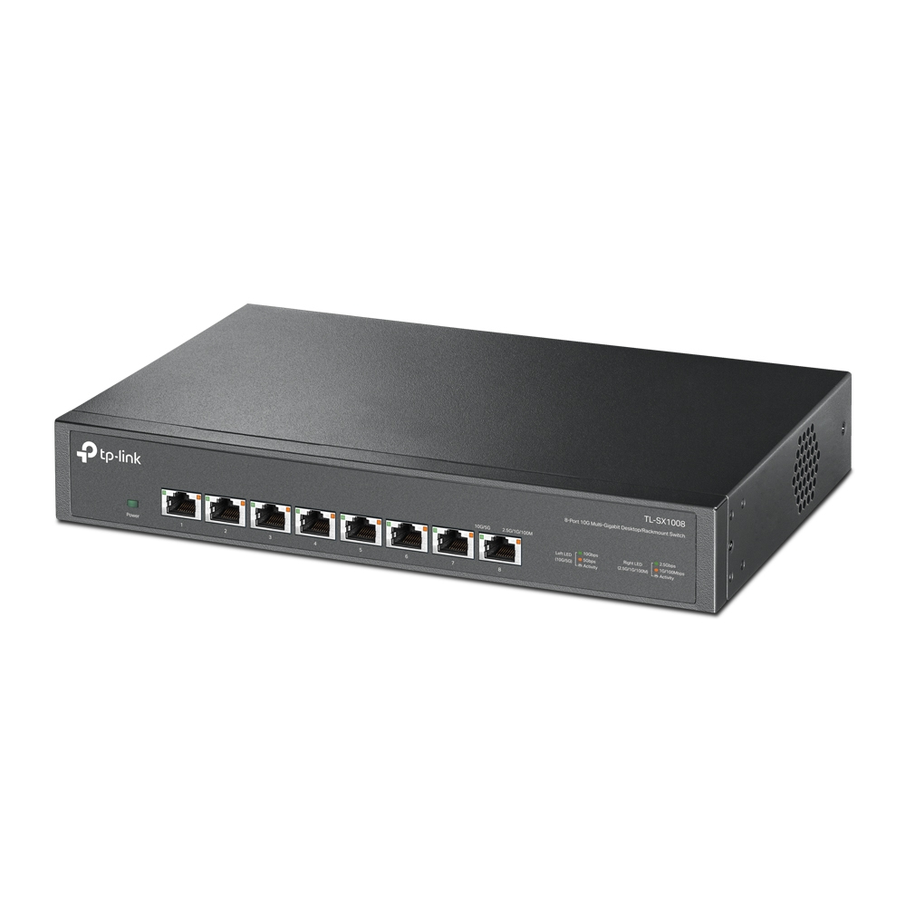 TP-Link 8-Port Network Switches - Black