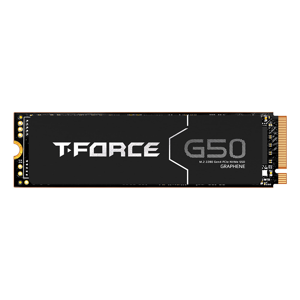 Team Group 512GB T-Force G50 M.2 NVMe Gen4 SSD, M.2 2280, PCIe4, 3D NAND, R/W 5000/2500 MB/s, Graphene Heatsink