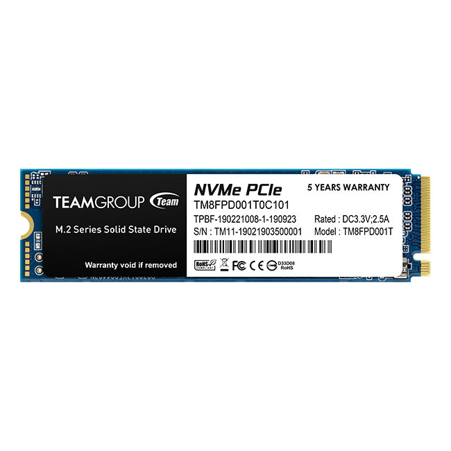 Team Group MP33 PRO M.2 1 TB PCI Express 3.0 NVMe 3D NAND