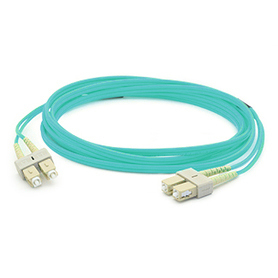 Titan SCSCOM3DAQ5 Fibre Optic Cables - Aqua colour