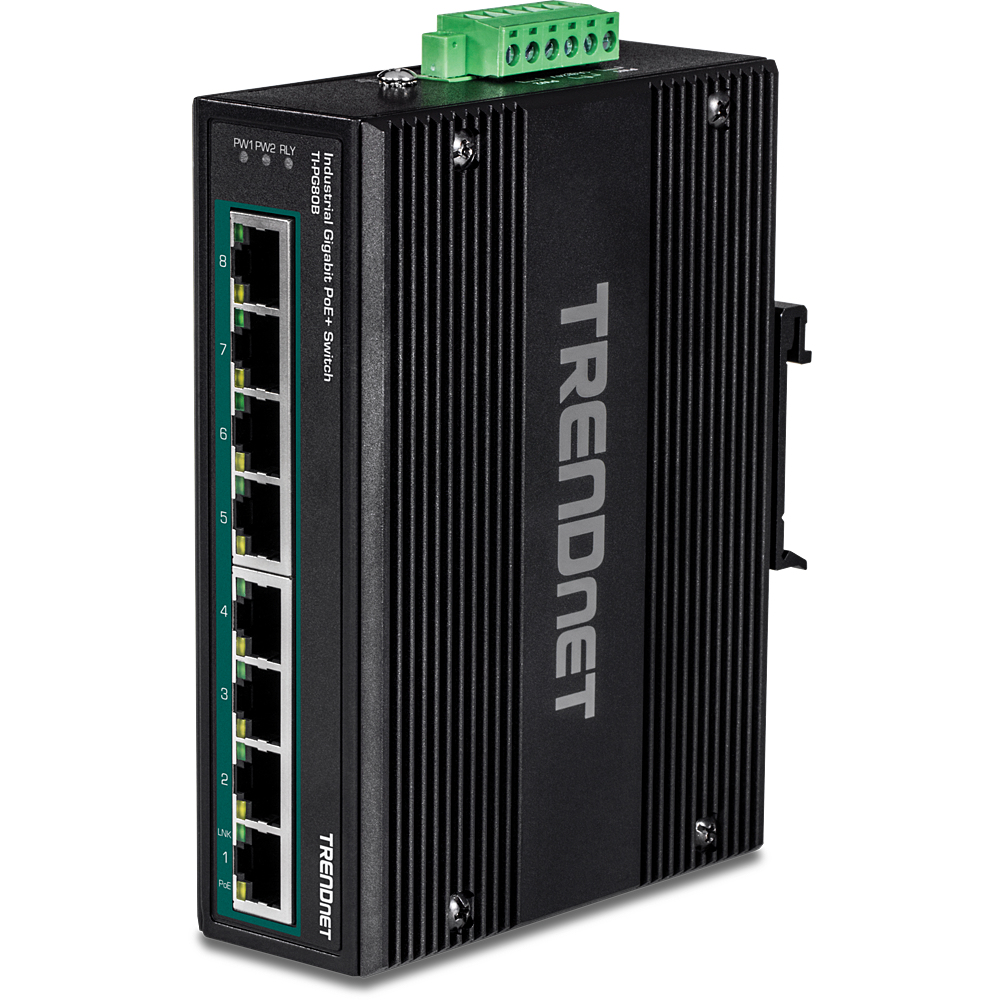 TRENDnet TI-PG80B Network Switches - Black