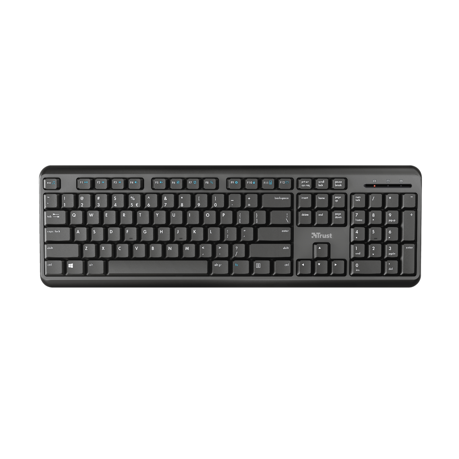 Trust Ody keyboard RF Wireless QWERTY UK English Black