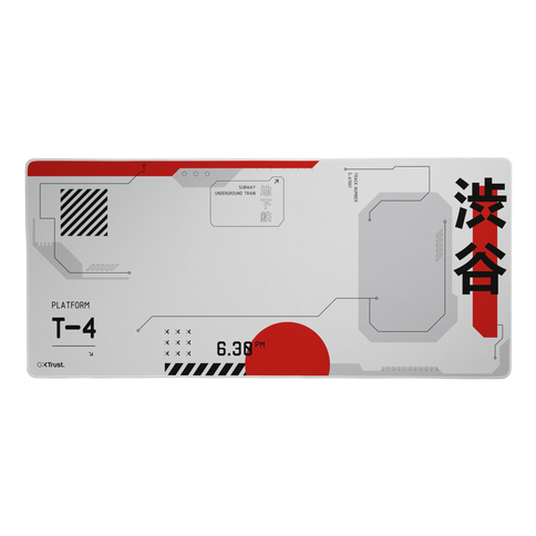 Trust GXT 759 XXL Gaming mouse pad Black, Grey, Red, White