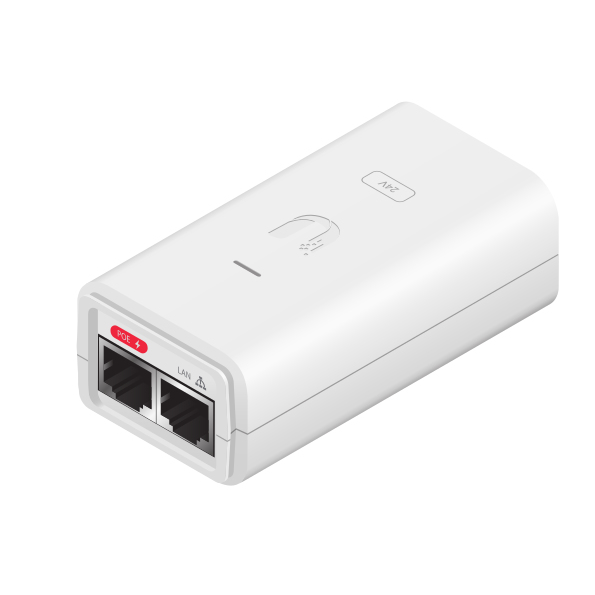 Ubiquiti POE-24-12W-G-WH PoE Adapters - White
