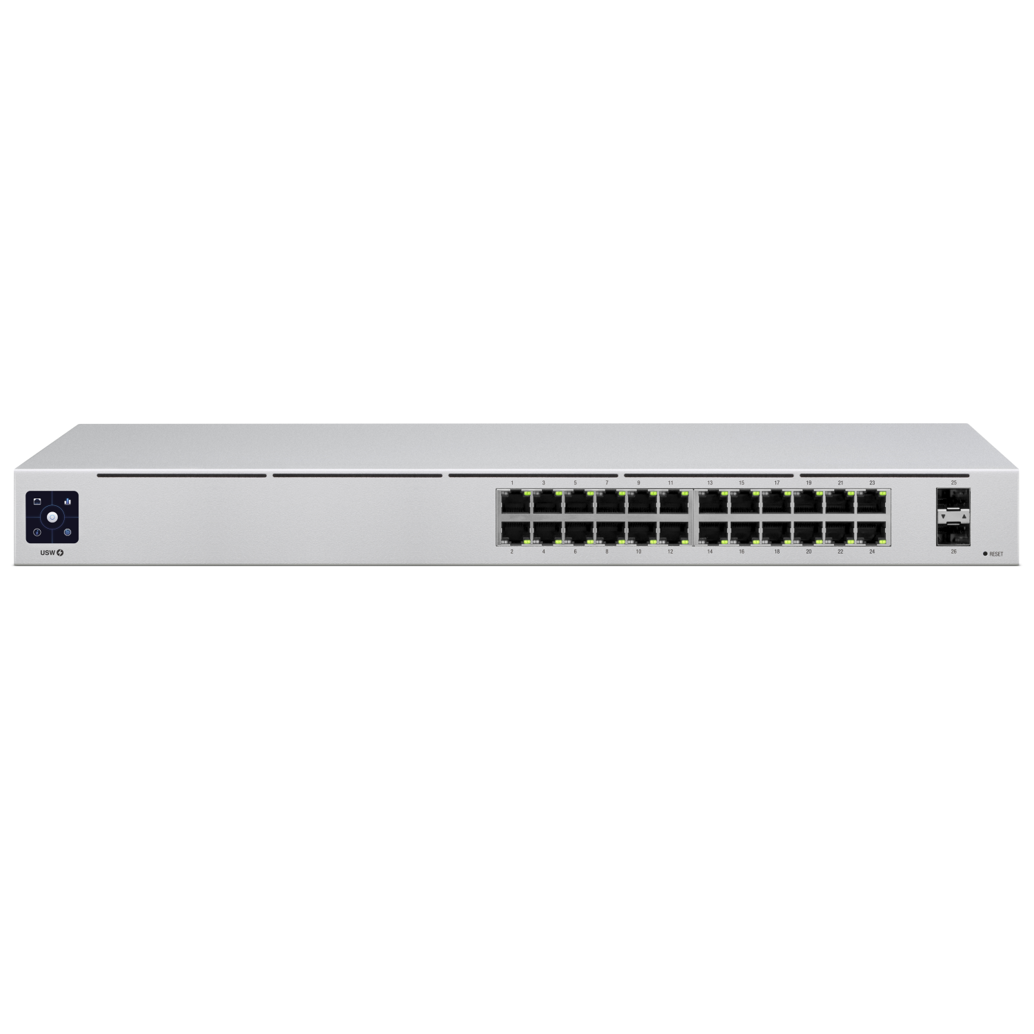 Ubiquiti USW-24 Network Switches - Silver