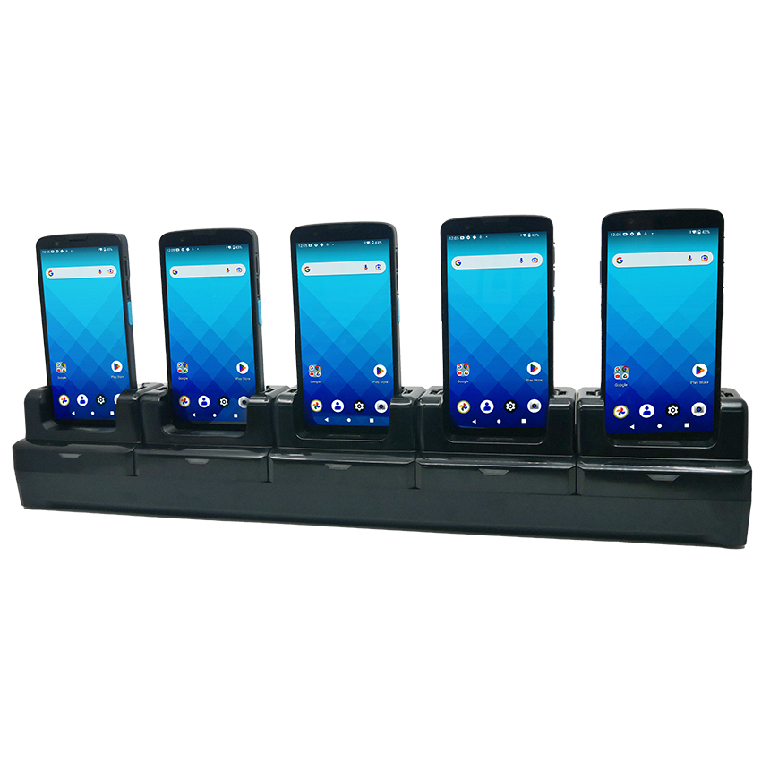 Unitech 5-slot Mobile Device Chargers - Black