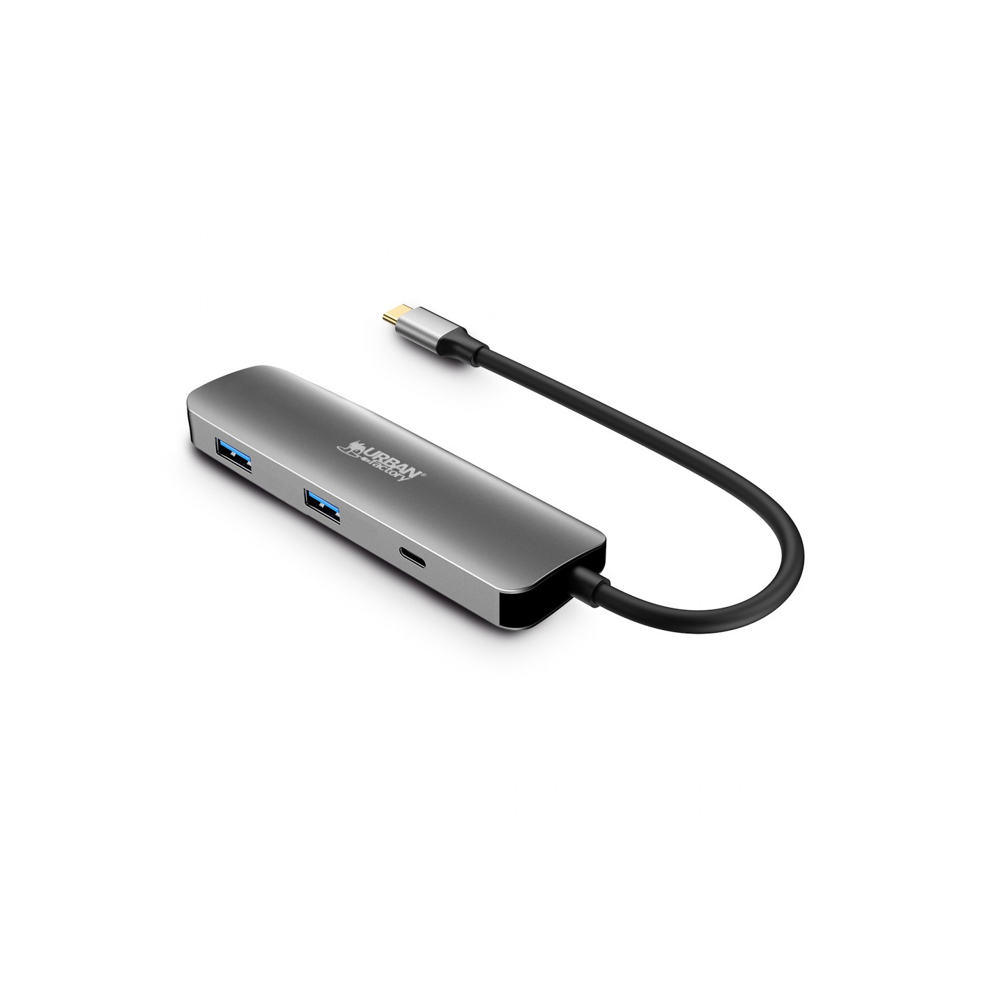 Urban Factory MHC40UF Laptop Docks & Port Replicators - Grey