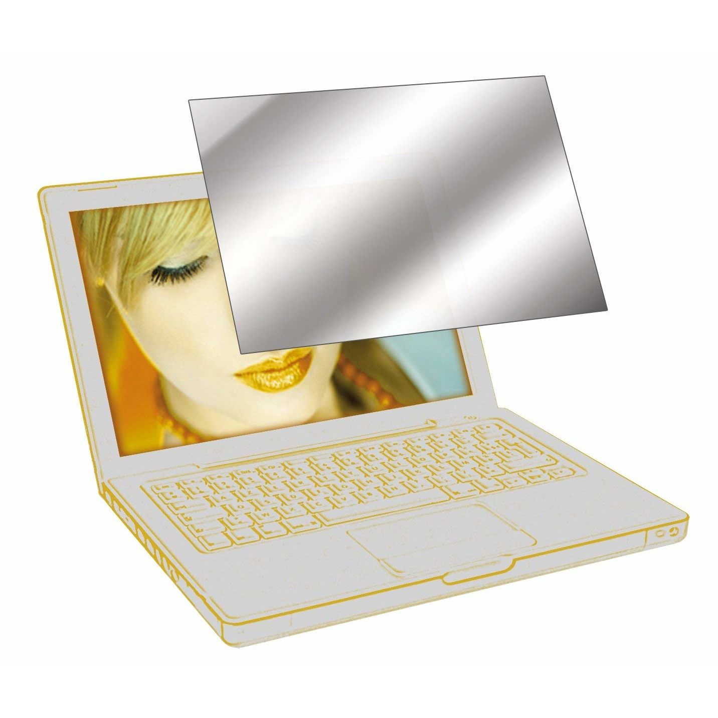 Urban Factory Privacy and Protection Cover for Laptop/Notebook Screen Size 15.6"