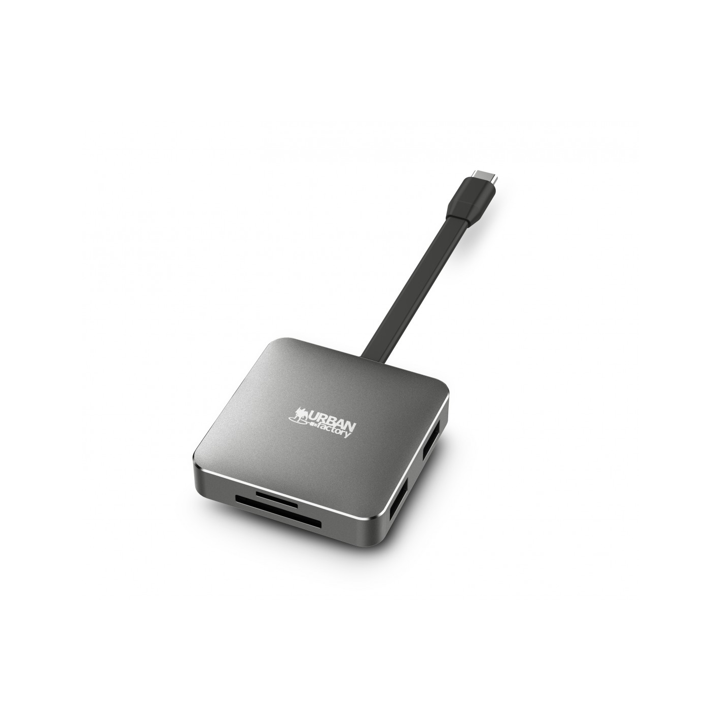 Urban Factory HUBEE LIGHT USB 3.2 Gen 1 (3.1 Gen 1) Type-C Grey