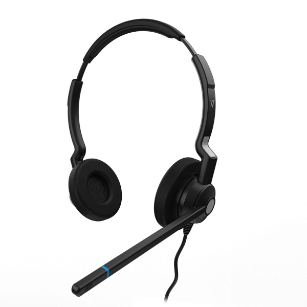 V7 WIRED QD HEADSET WIDEBAND AUDIO