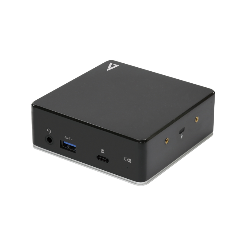 V7 Universal USB-C Docking Station w/ Dual HDMI, 3.5mm Combo Audio, Gigabit Ethernet, 3 x USB 3.1 ports and 85W PD