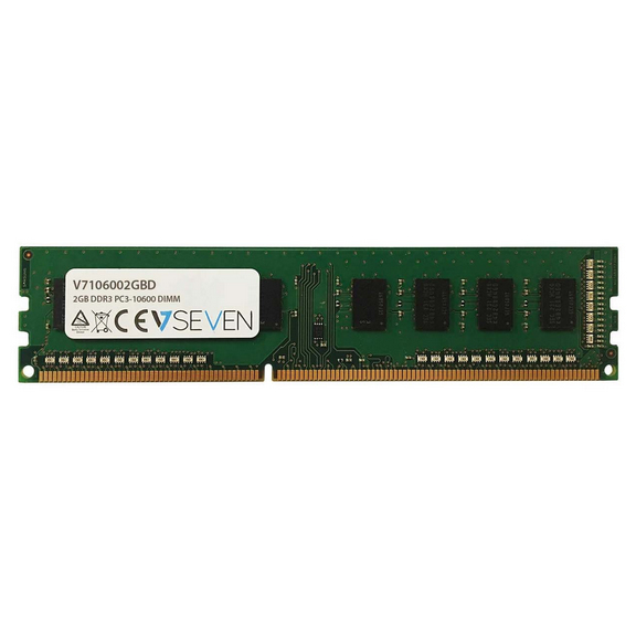 V7 DDR3 Memory RAM - 2GB - Green
