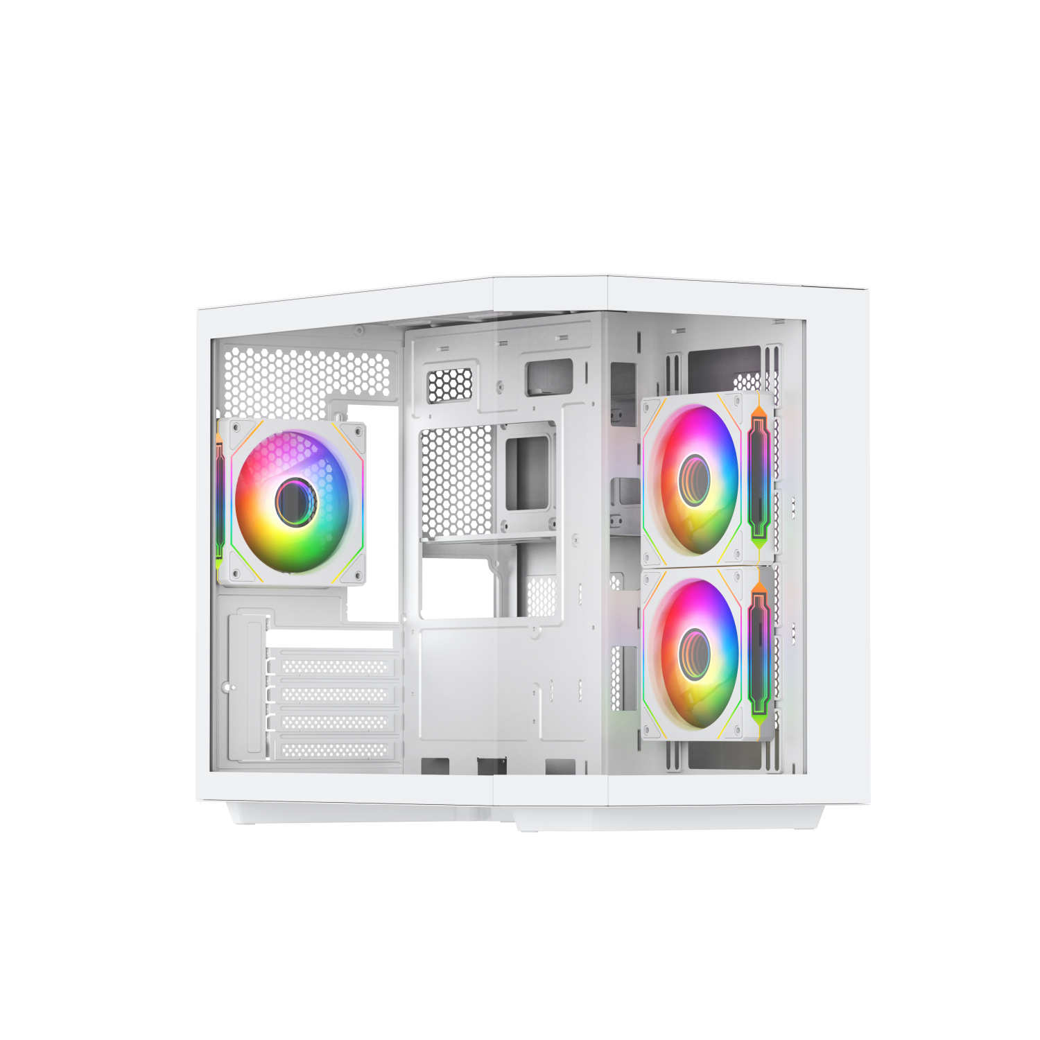 VIDA EDGE MINI MATX ARGB WHITE CASE