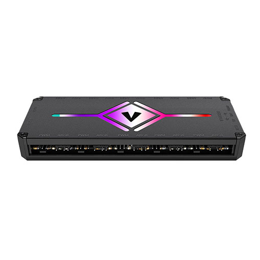 VIDA 10-Port Computer Cooling System Parts & Accessories - Black