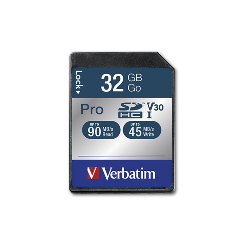Verbatim Pro 32 GB SDHC UHS Class 10
