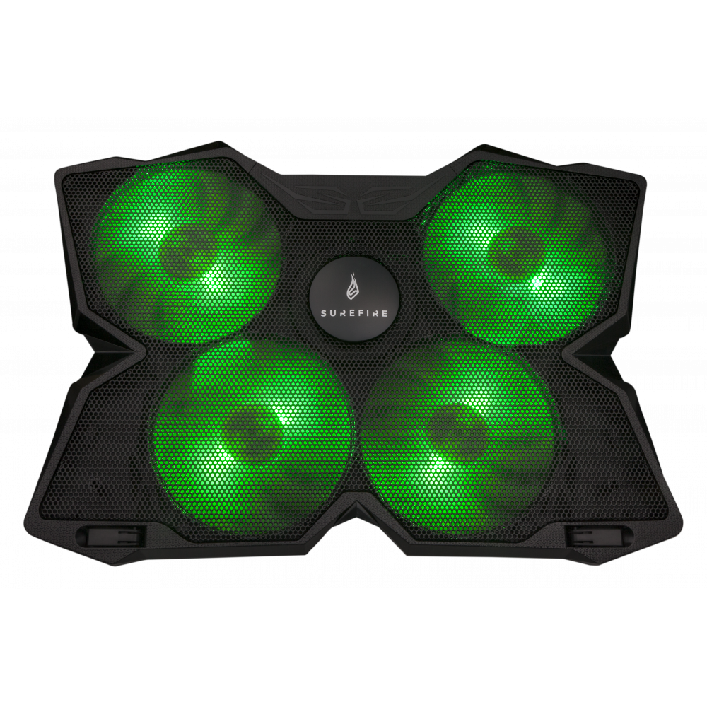 Verbatim SureFire Bora Gaming Laptop Cooling Pad Green