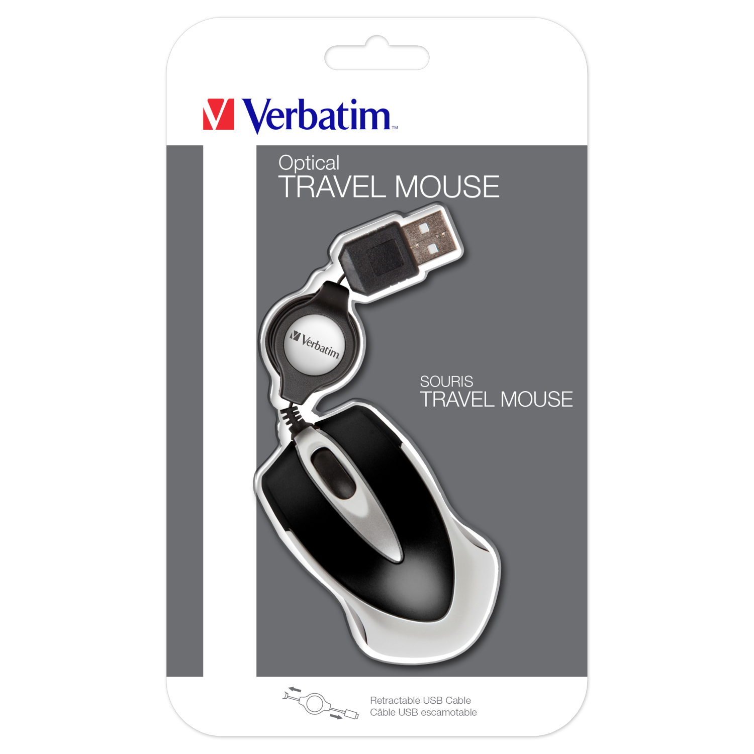 Verbatim Go Mini Optical Travel Mouse - Black
