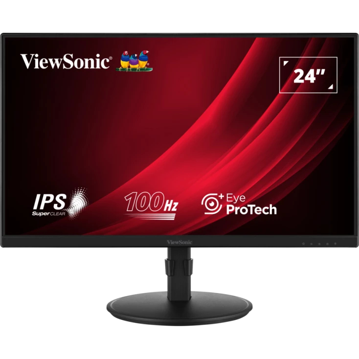 Viewsonic VA2408-HDJ Computer Monitors - 24 Inches - Black