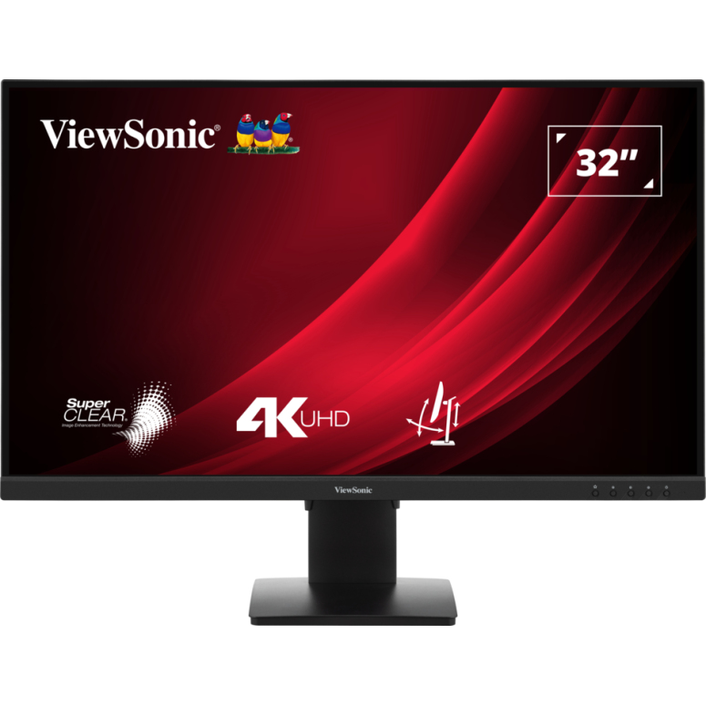 Viewsonic VG3208-4K Computer Monitors - 32 Inches - Black