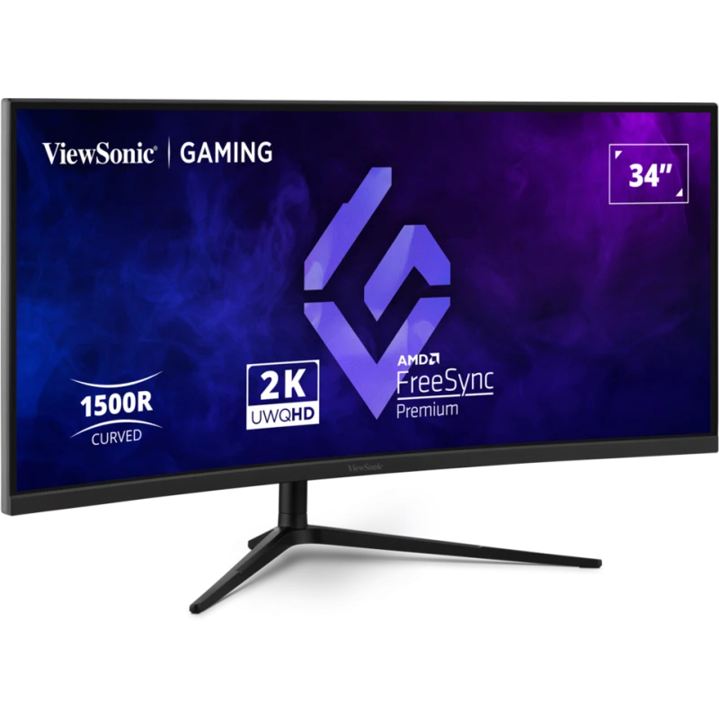 Viewsonic VX3418C-2K Gaming Monitors - 34 Inches - Black