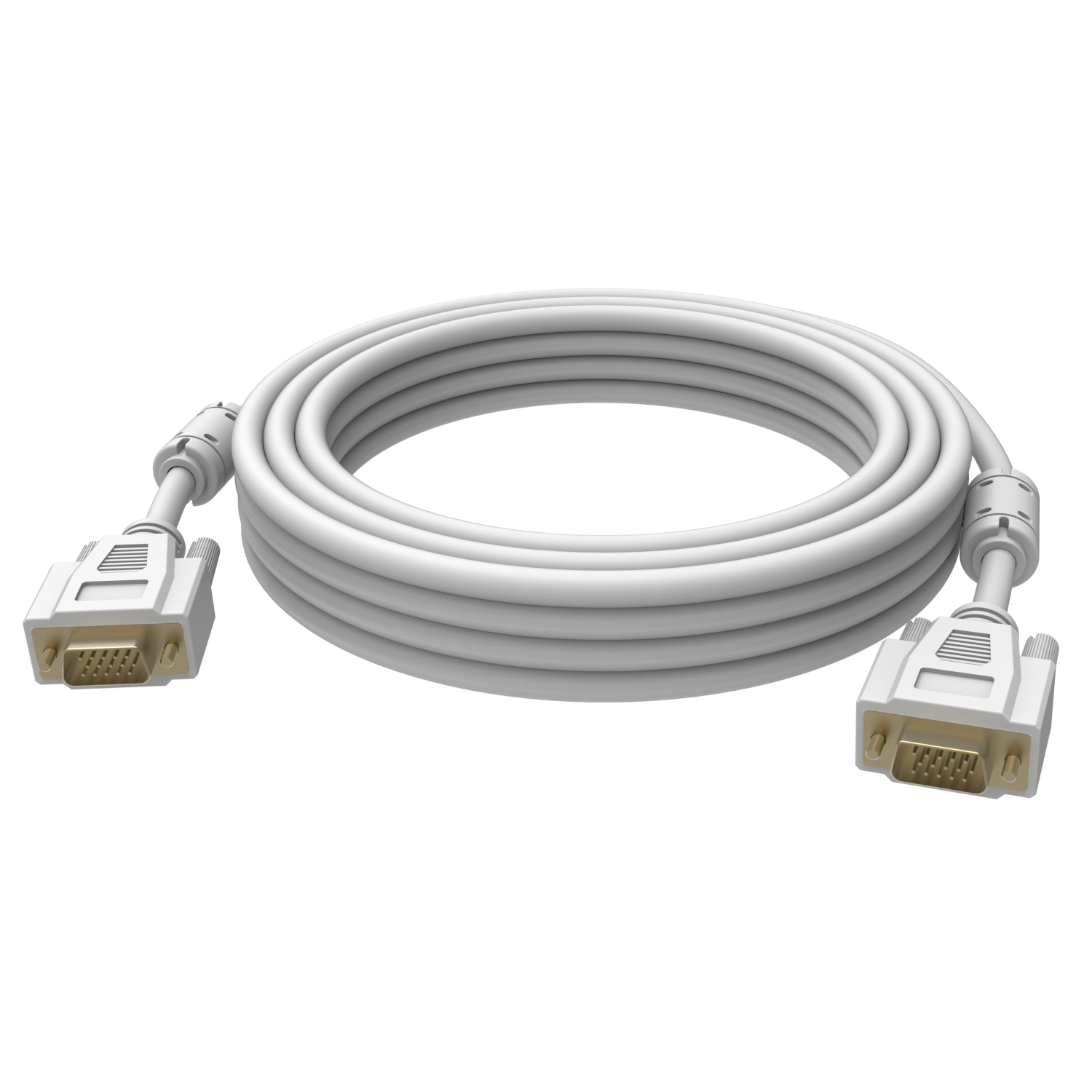 Vision 15-pin VGA Cables - White
