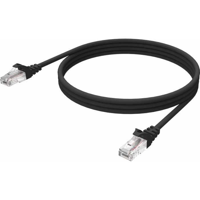 Vision 1MCAT6A Networking Cables - Black