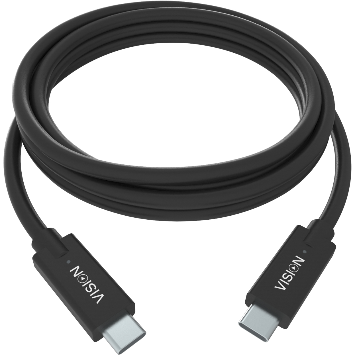 Vision 1MUSBC USB Cables - Black