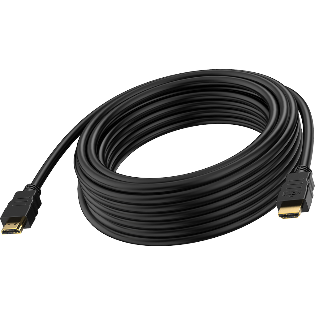 Vision Professional installation-grade HDMI cable - LIFETIME WARRANTY - 8K @ 30 Hz - HDMI version 2.1 - 48 Gbps - double shielded - gold plated connectors - HDMI (M) to HDMI (M) - outer diameter 7.3 mm - 26 AWG - 5 m - white