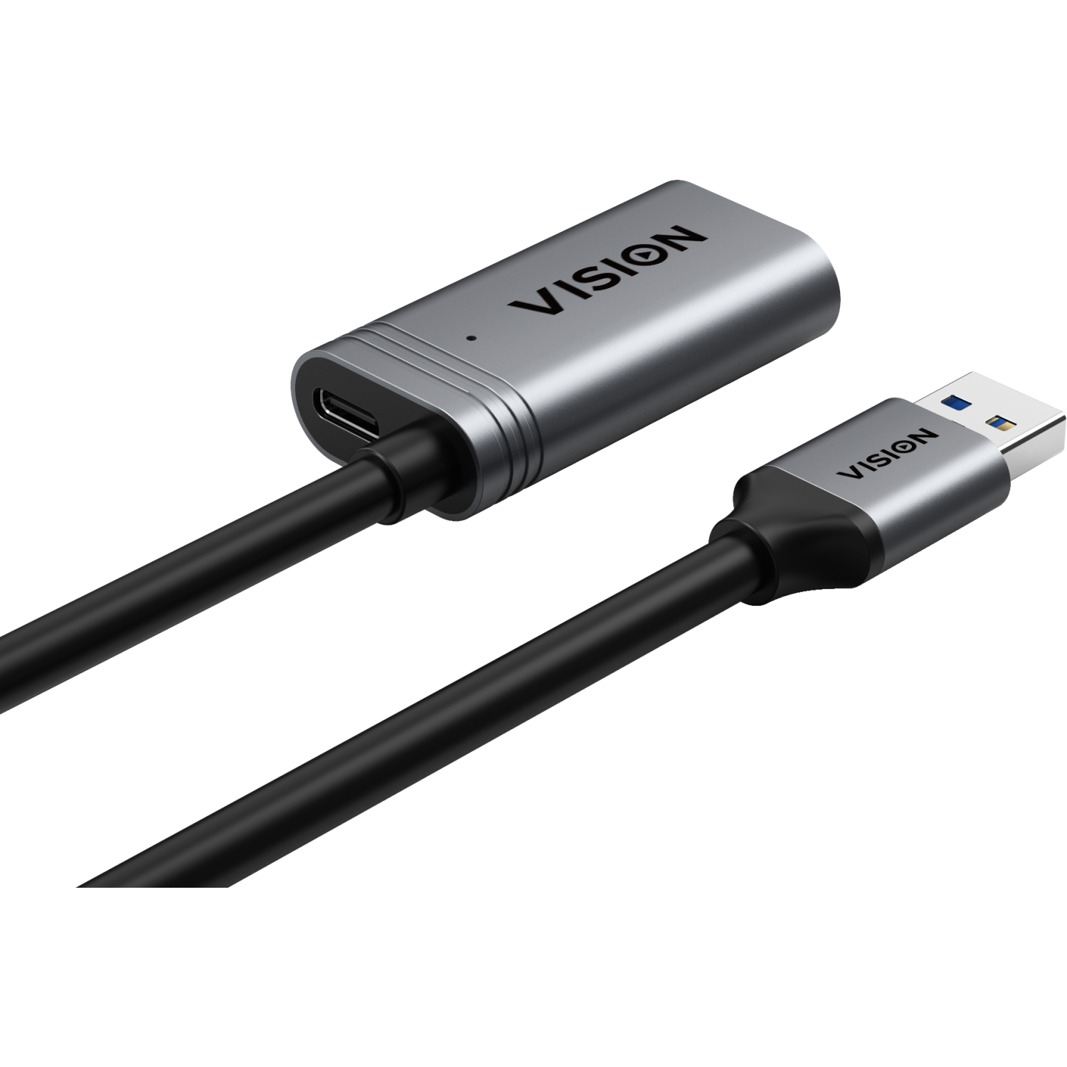 Vision 5 m Black USB 3.0 extension cable