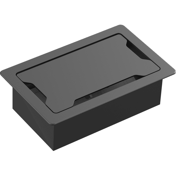 Vision TC3 SURRTB cable organizer Desk Cable box Black, White 1 pc(s)