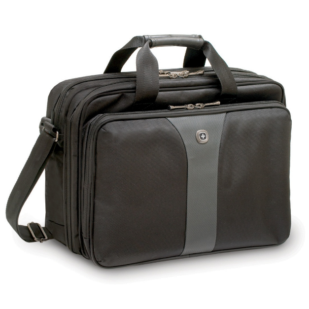 Wenger/SwissGear Legacy 16 notebook case 40.6 cm (16") Briefcase Black, Grey