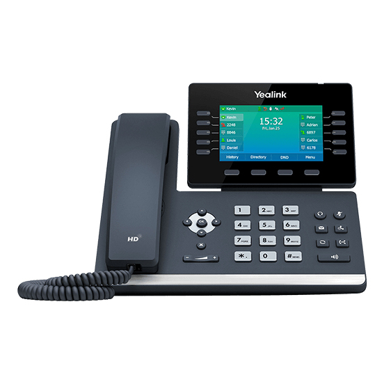 Yealink SIP-T54W IP phone Black 10 lines LCD Wi-Fi