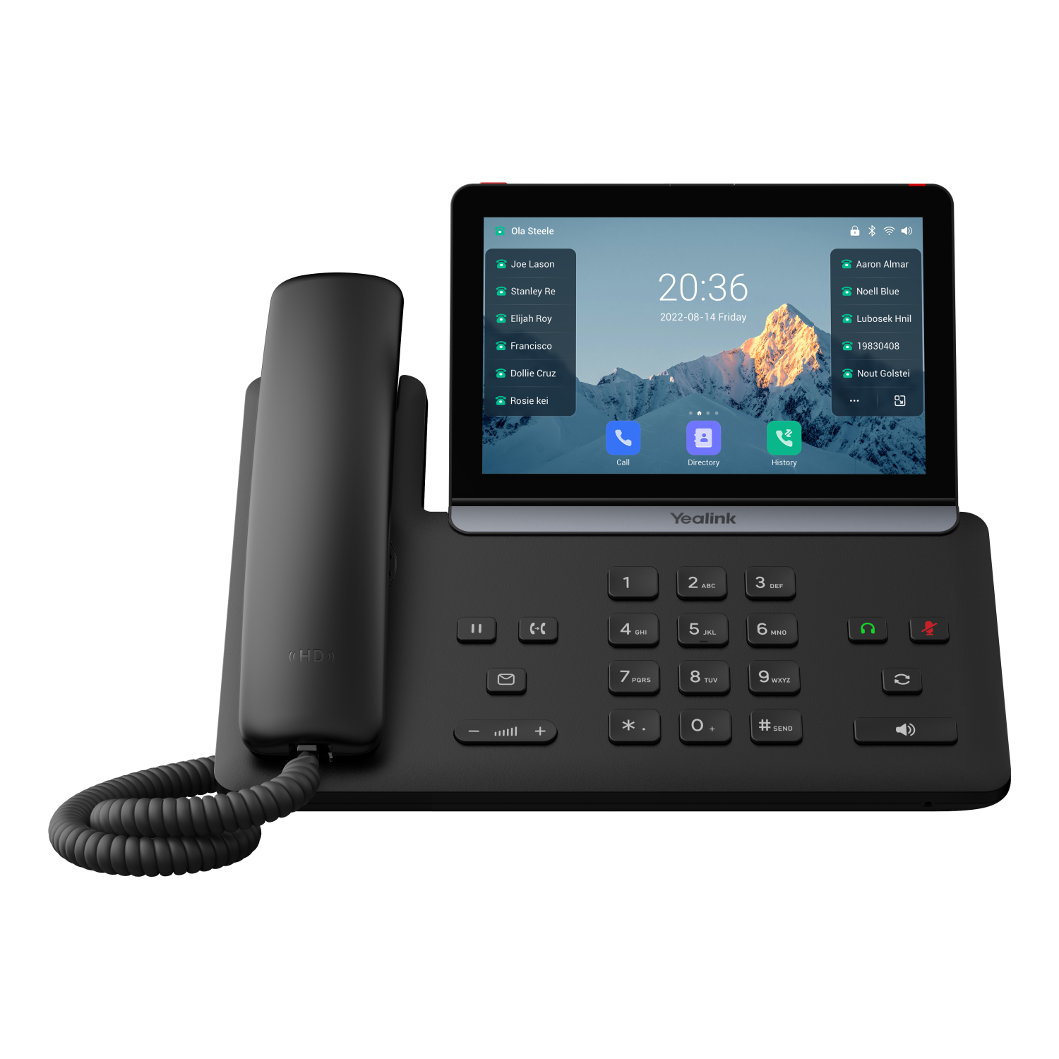 Yealink Yealink-SIP-T88W IP Phones - 7 Inches - Black