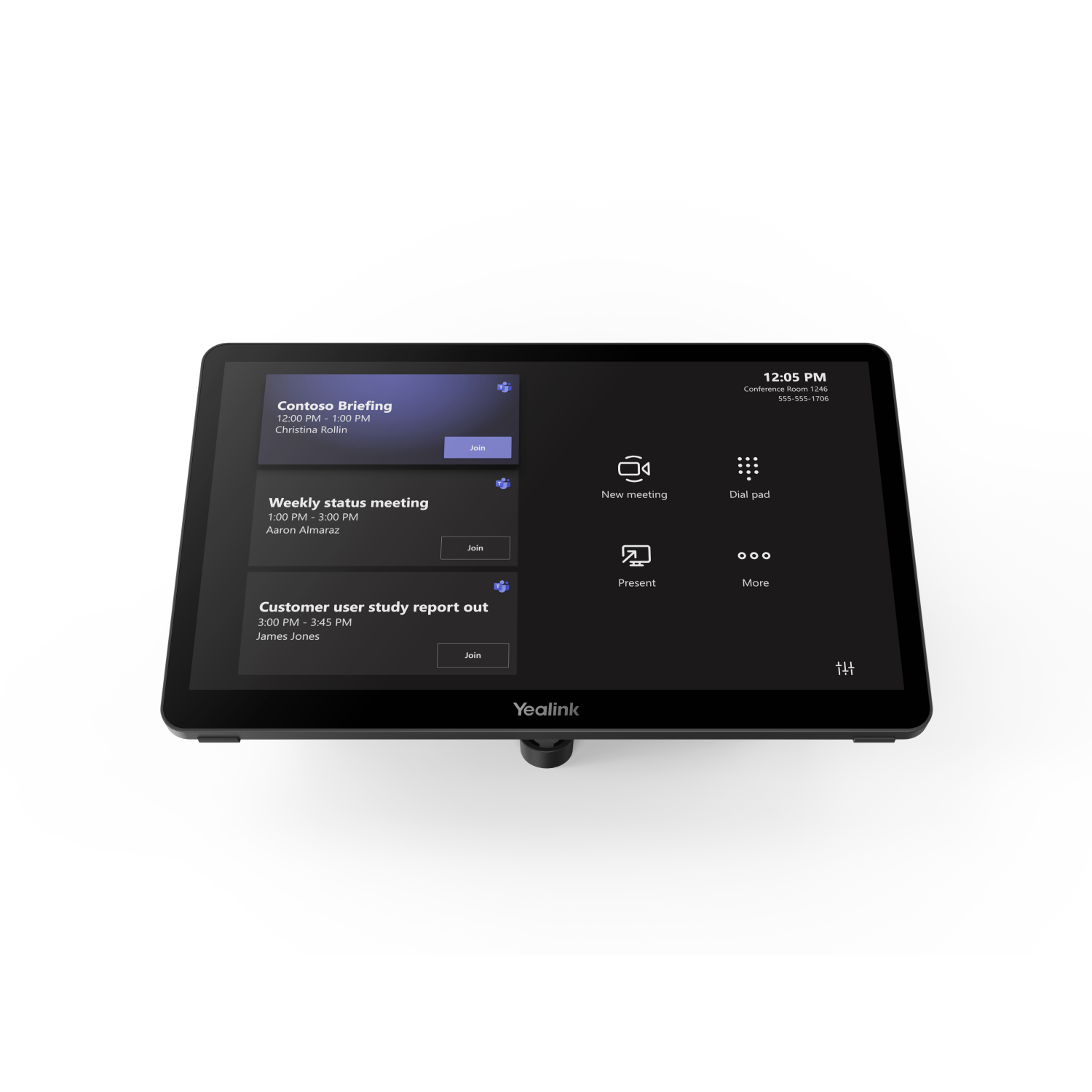 Yealink Mtouch Plus Controller Black